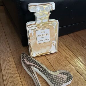 Lv and Chanel home decor